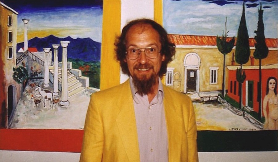 Der Maler, Bildhauer und Kunsttherapeut Georg Kress