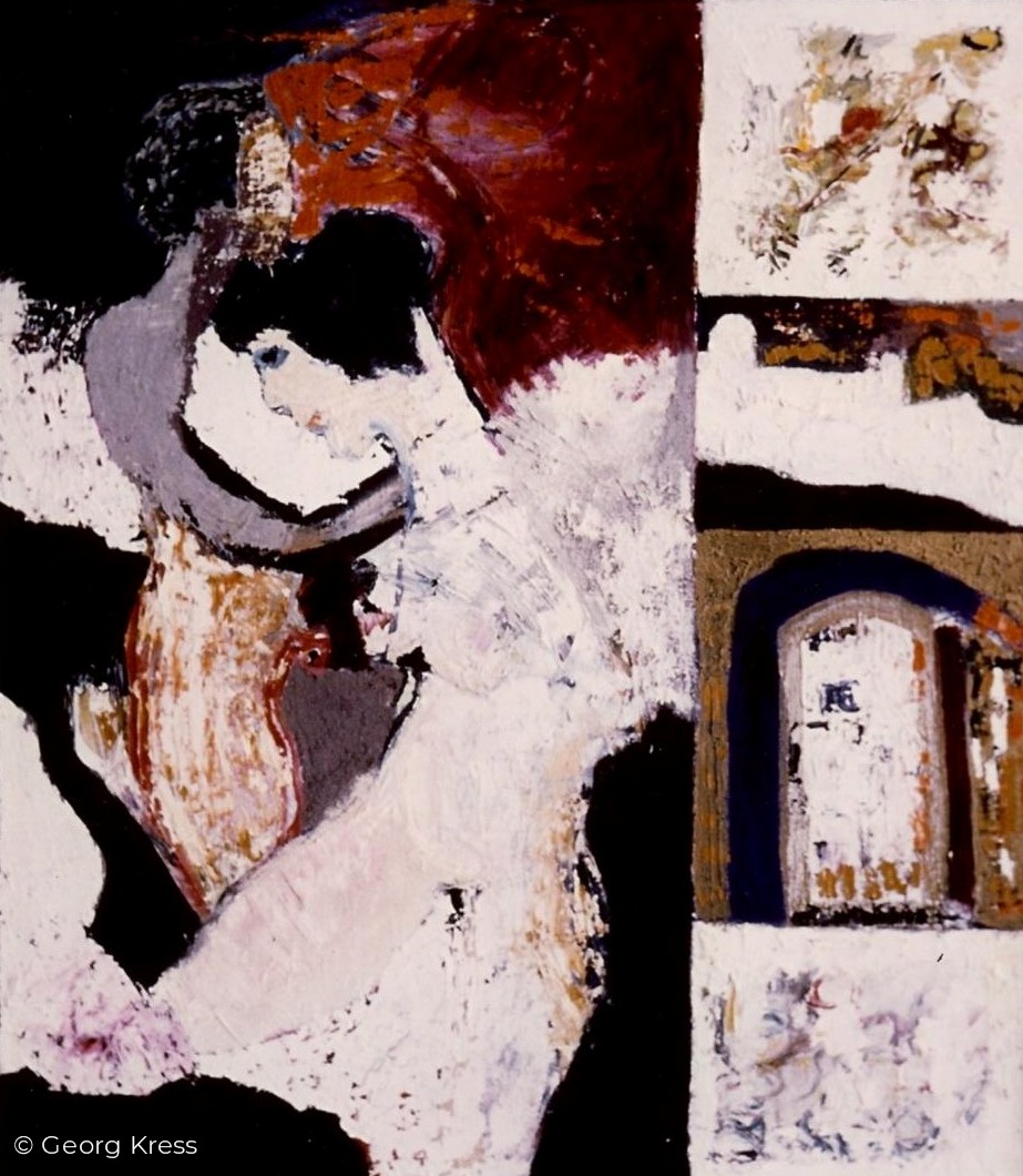 Griechische Impression. 1965. Öl auf Leinwand.