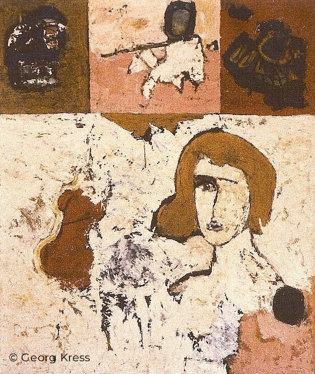 Kammermusik - Der Tod. 1964. Öl auf Leinwand.