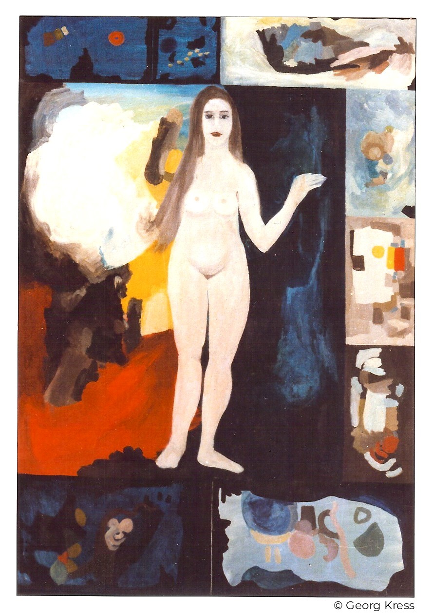 Venus steigt aus dem Raum. 1965. Eitempera, Öl auf Leinwand.